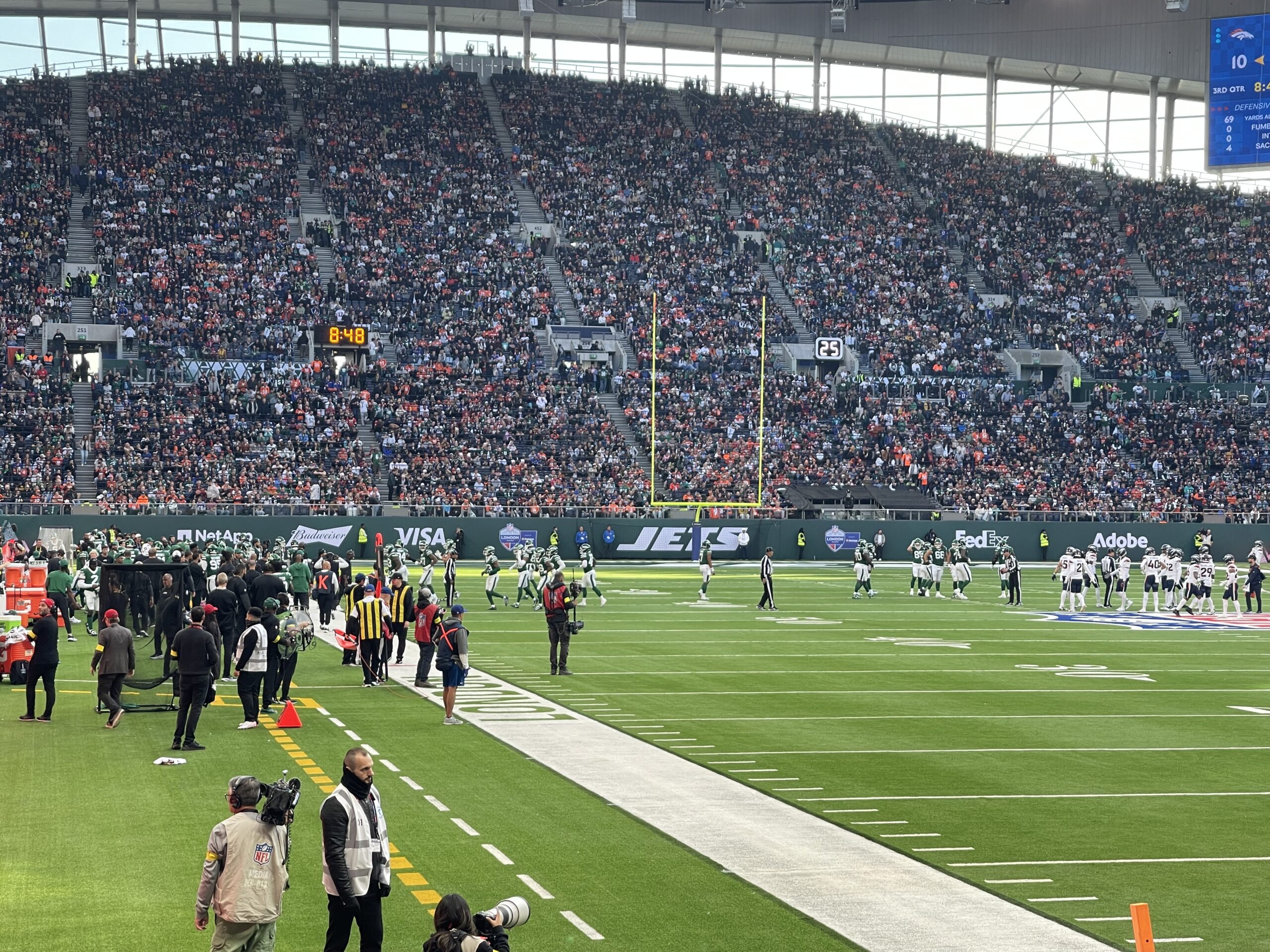 Tottenham Hotspur Stadium Jets Game